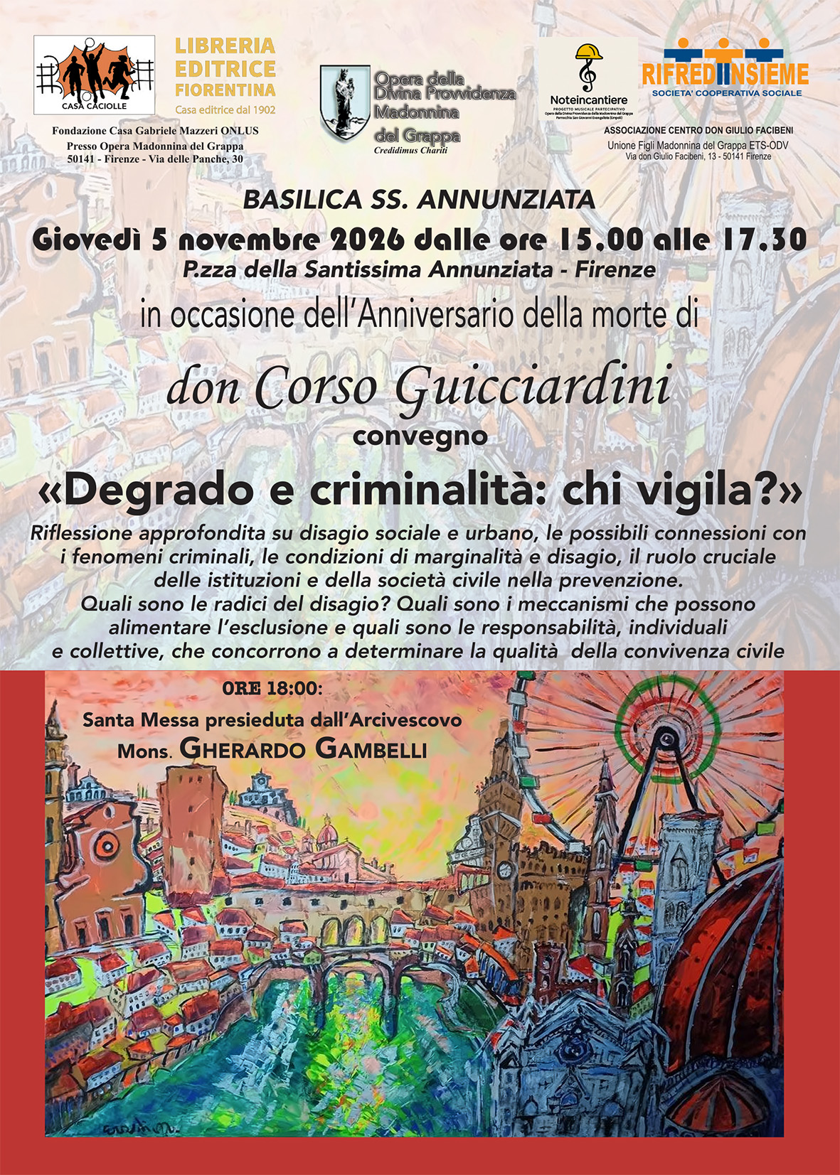 Convegno «Degrado e criminalità: chi vigila?»